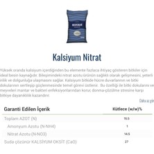 Gübretaş Bestcalni Meyve Sebze Çiçek Bitki Besini Suda Çözünür Toz Kalsıyum Nıtrat Gübresi 25 kg