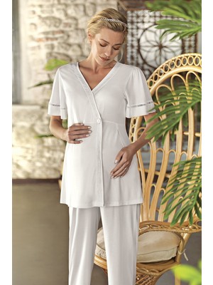 Artış Kadın Lohusa 3 Lü Sabahlık Pijama Takım 10302 21Y