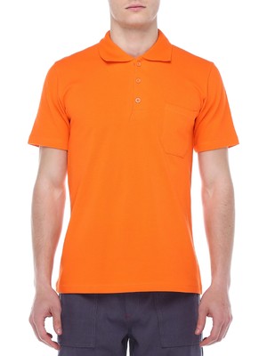 Ağca Turuncu Polo Yalka Tshirt