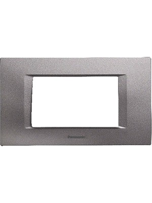 Panasonic Viko Thea Modular 4modül  Çerçeve  Antrasit Renk Optima