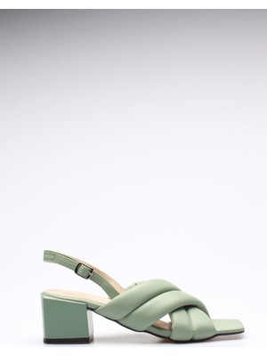 Rovigo Plus Mint Cilt Kadın Sandalet