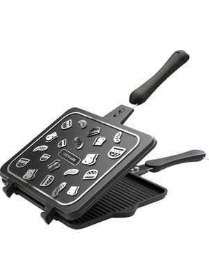 Emsan Çift Taraflı Granit Kaplama 19 cm Tava Yapışmaz Yüzey