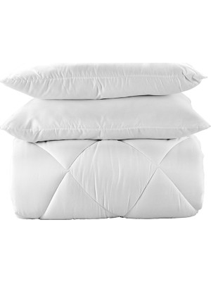 Karaca Home Delux Çift Kişilik Yorgan 2 Adet Yastık 50x70 cm