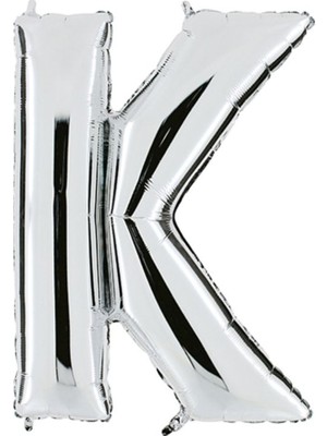 Grabo Harf Balon Folyo 100 cm Gümüş K
