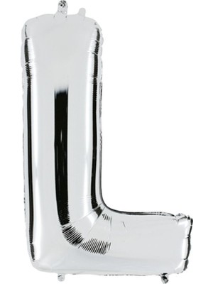 Grabo Harf Balon Folyo 100 cm Gümüş L