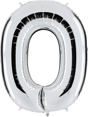 Grabo Harf Balon Folyo 100 cm Gümüş O