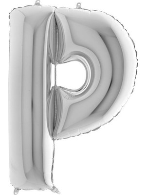 Grabo Harf Balon Folyo 100 cm Gümüş P