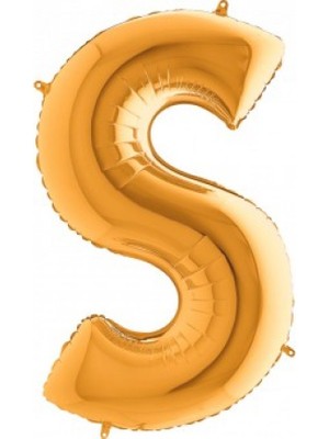 Grabo Harf Balon Folyo 100 cm Gold S