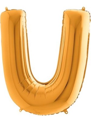 Grabo Harf Balon Folyo 100 cm Gold U