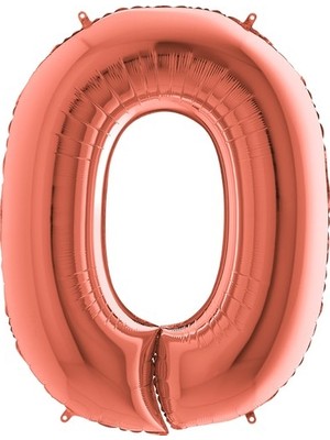 Grabo Rakam Balon Folyo 100 cm Rose Gold 0