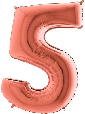 Grabo Rakam Balon Folyo 100 cm Rose Gold 5