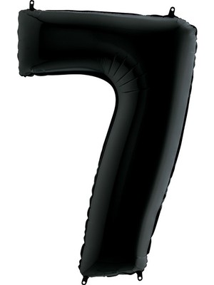 Grabo Rakam Balon Folyo 100 cm Siyah 7