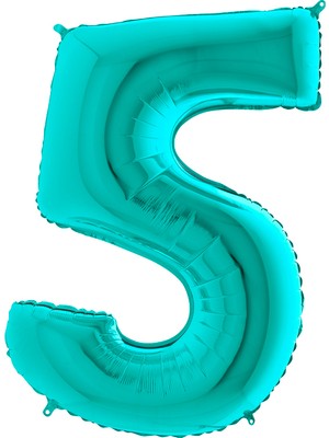 Grabo Rakam Balon Folyo 100 cm Tiffany (Yeşil) 5