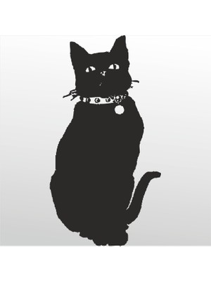Technopa Folyo Sticker Kedi 90  cm Uzunluk Dekoratif Sticker