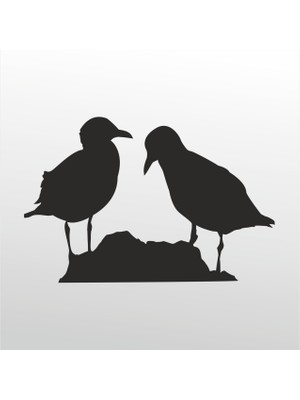 Technopa Folyo Sticker Kuşlar 90  cm Uzunluk Dekoratif Sticker