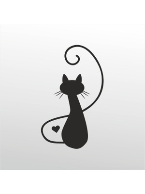 Technopa Folyo Sticker Kedi 112 60 cm Uzunluk Dekoratif Sticker