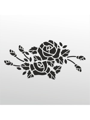 Technopa Folyo Sticker Gül 90  cm Uzunluk Dekoratif Sticker