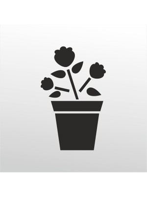 Technopa Folyo Sticker Lale 102 70 cm Uzunluk Dekoratif Sticker