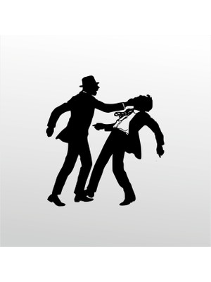 Technopa Folyo Sticker Kavga 30 cm Uzunluk Dekoratif Sticker