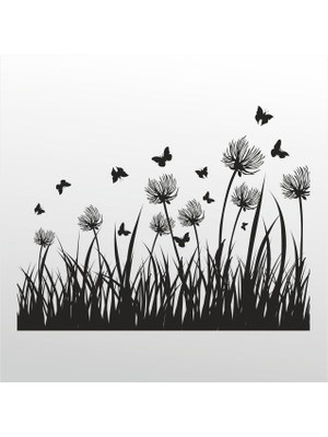 Technopa Folyo Sticker Kelebek 106 60 cm Uzunluk Dekoratif Sticker