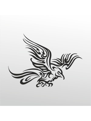 Technopa Folyo Sticker Kuş Deseni 100 cm Uzunluk Dekoratif Sticker