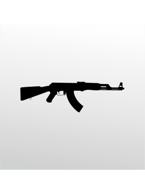 Technopa Folyo Sticker  AK47 100 cm Uzunluk Dekoratif Sticker