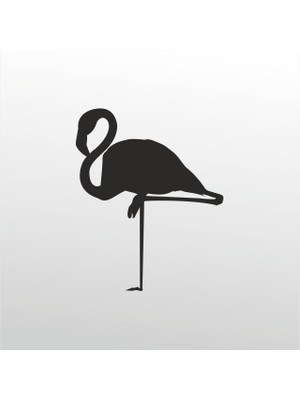 Technopa Folyo Sticker Flamingo 101 30 cm Uzunluk Dekoratif Sticker