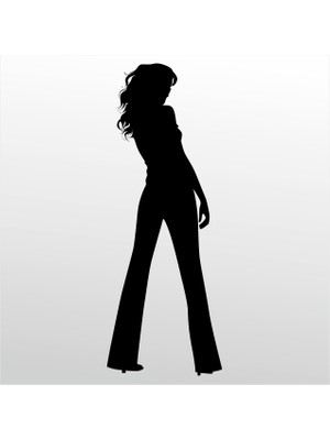 Technopa Folyo Sticker Manken 109 40 cm Uzunluk Dekoratif Sticker