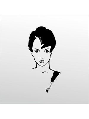 Technopa Folyo Sticker Manken 122 20 cm Uzunluk Dekoratif Sticker