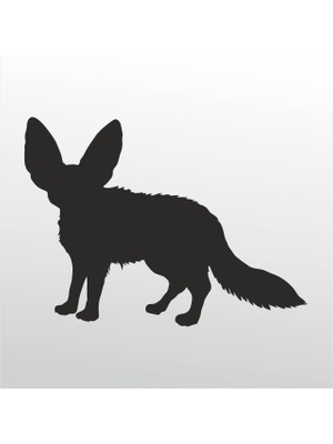 Technopa Folyo Sticker Çöl Tilki 90  cm Uzunluk Dekoratif Sticker