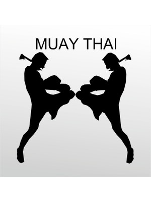 Technopa  Folyo Sticker Muay Thai 30  cm Uzunluk Dekoratif Sticker