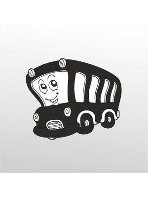 Technopa  Folyo Sticker Minibüs 80  cm Uzunluk Dekoratif Sticker