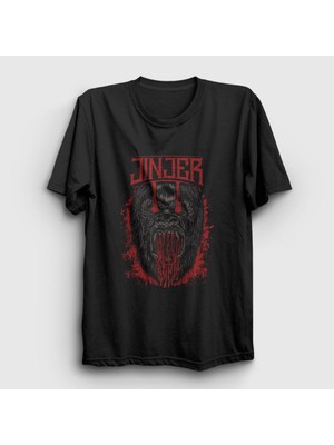 Presmono Unisex Siyah Gorilla Jinjer T-Shirt