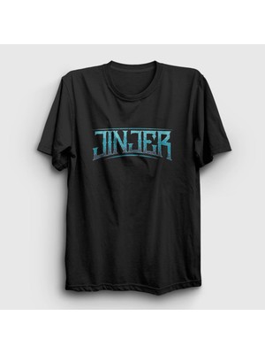 Presmono Unisex Siyah Logo Jinjer T-Shirt