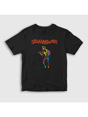 Presmono Unisex Çocuk Siyah Still Marillion T-Shirt