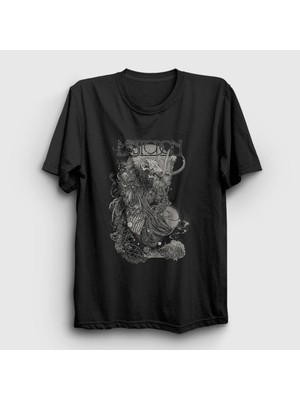 Presmono Unisex Siyah Legend Mastodon T-Shirt