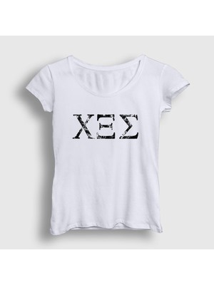 Presmono Kadın Beyaz Xez Rotting Christ T-Shirt