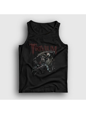 Presmono Unisex Siyah Reaper Trivium Atlet