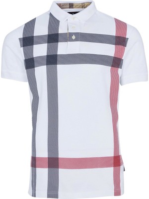 Barbour Blaine Polo Yaka WH11 White