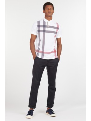 Barbour Blaine Polo Yaka WH11 White