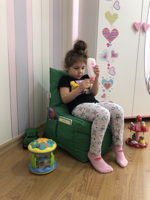 Pufumo Açelya Çocuk Armut Puf Koltuğu ( 1-8 Yaş )