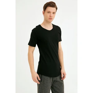 Bisiklet Yaka Basic Tshirt