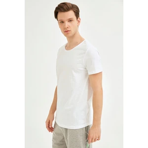 Bisiklet Yaka Basic Tshirt