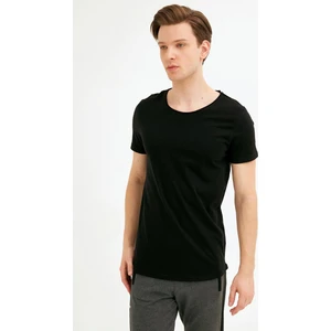 Bisiklet Yaka Basic Tshirt