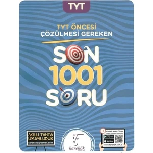 Karekök Yayıncılık TYT Öncesi Çöz.Ger.Son 1001 Soru