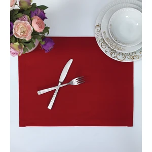 Tropik Home Tropikhome Pamuklu Kırmızı Renkli Amerikan Servis Supla 35X45