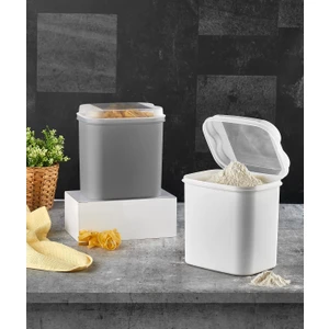 Vip Ahmet Masal Saklama Kabı Beyaz  4500 Ml Vp-033