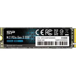 Silicon Power A60 512GB 2200MB-1600MB/S M.2 2280 Pcıe SSD SP512GBP34A60M28