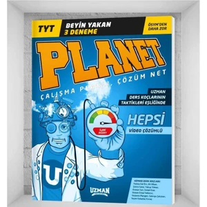 Uzman Yayınları TYT Genel Deneme 3'lü En İleri Düzey (Beyin Yakan)