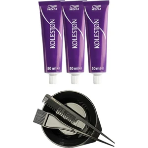 Wella Koleston Kalıcı Krem Saç Boyası 3/66 X3+Saç Boyama Seti